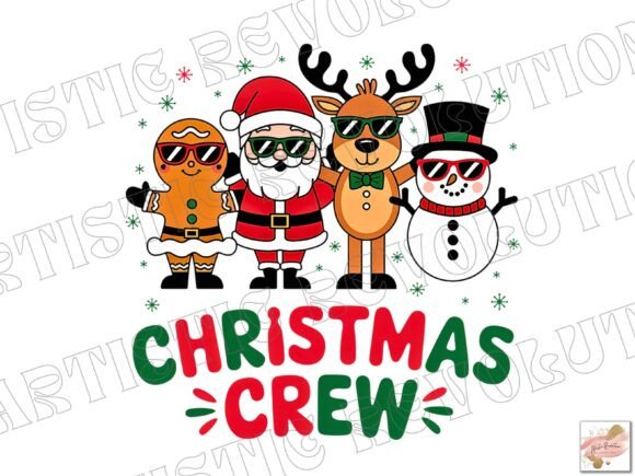 Christmas Crew Png Christmas Png: Festive Design Assets