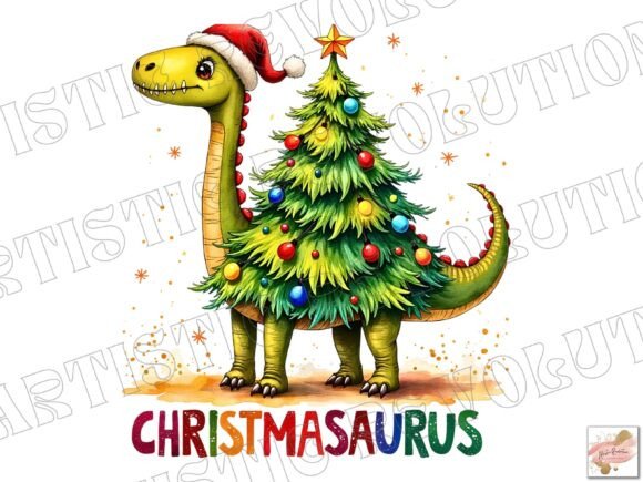 Christmas Png Christmas Tree Dinosaur: Festive Design Fun