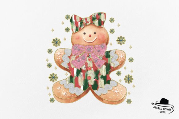 Custom Name Girl Christmas Gingerbread: A Designer's Delight