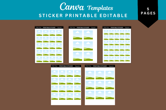 Elevate Your Brand with Square Sticker Templates
