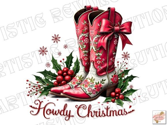 Howdy Christmas Png - Western Christmas: A Design Asset