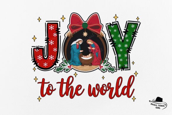 Joy to the World Christmas PNG: A Design Asset for the Season