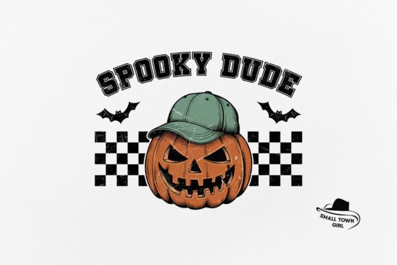 Spooky Dude Pumpkin Halloween Boy Kid: A Creative Asset for Designers