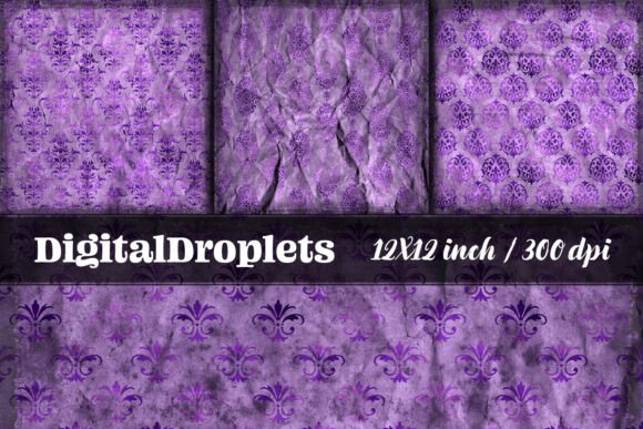 Vintage Damask Scrapbook Vol. 6: A Designer's Textured Asset